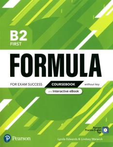 Formula B2 First Coursebook without key and Interactive eBook. Autor: Edwards Lynda, Warwick Lindsay. Multiszop.pl Okładka książki Formula B2 First Coursebook without key and Interactive eBook