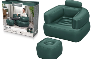 Fotel dmuchany ciemna zieleń. Wydawca: Bestway. Multiszop.pl Opakowanie Fotel dmuchany ciemna zieleń