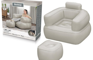 Fotel dmuchany jasny. Wydawca: Bestway. Multiszop.pl Opakowanie Fotel dmuchany jasny