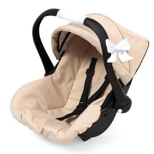 Opakowanie Fotelik samochodowy dla lalek z daszkiem beżowy