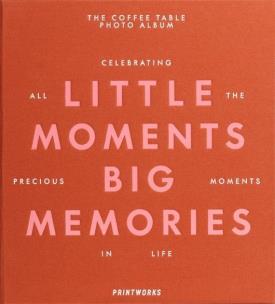 Opakowanie Fotoalbum - Little Moments Big Memories, Orange