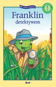Franklin detektywem. Autor: Paulette Bourgeois, Brenda Clark. Multiszop.pl Okładka książki Franklin detektywem