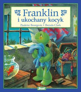 Franklin i ukochany kocyk. Autor: Paulette Bourgeois. Multiszop.pl Okładka książki Franklin i ukochany kocyk