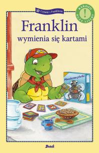 Franklin wymienia się kartami. Czytamy z Franklinem. Autor: Paulette Bourgeois. Multiszop.pl Okładka książki Franklin wymienia się kartami. Czytamy z Franklinem