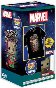Opakowanie Funko T-shirt Holiday Groot S + figurka