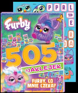 Furby, co mnie czeka? 505 naklejek. Autor: Opracowanie zbiorowe. Multiszop.pl Okładka książki Furby, co mnie czeka? 505 naklejek