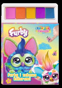 Okładka książki Furby i zabawa kolorami. Furby. Kolorowe Paluszki