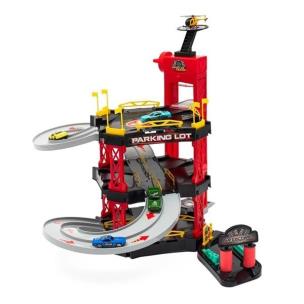 Garaż piętrowy z autkami. Wydawca: Baby Mix. Multiszop.pl Opakowanie Garaż piętrowy z autkami