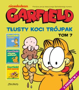 Okładka książki Garfield. Tłusty koci trójpak. Tom 7