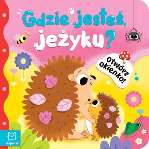 Okładka książki Gdzie jesteś, jeżyku?. Otwórz okienko!