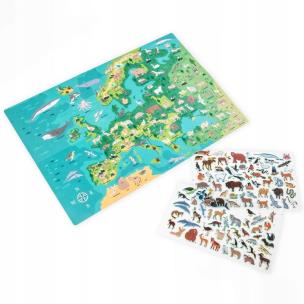 Opakowanie Gdzie oni żyją? Zwierzęta europy + gra KIDEA