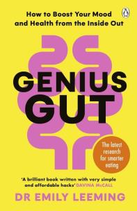 Genius Gut wer. angielska. Autor: Emily Leeming. Multiszop.pl Okładka książki Genius Gut wer. angielska