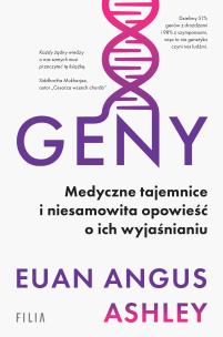 Geny. Autor: Euan Angus Ashley. Multiszop.pl Okładka książki Geny