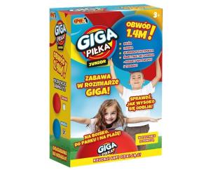 Giga piłka Junior czerwona. Wydawca: EPEE. Multiszop.pl Opakowanie Giga piłka Junior czerwona