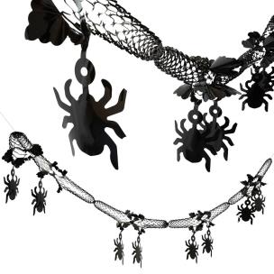 Opakowanie Girlanda 3D pająki
