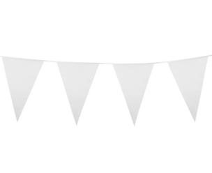 Opakowanie Girlanda flagi białe 10m