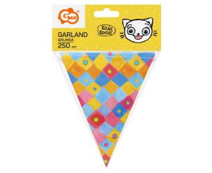 Opakowanie Girlanda flagi papierowe Kicia Kocia 2,5m