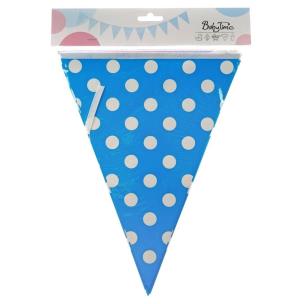 Opakowanie Girlanda kropki niebieska
