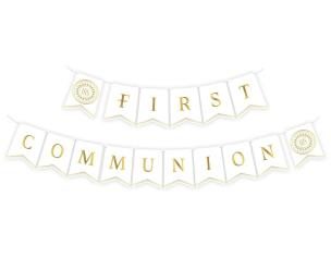 Opakowanie Girlanda papierowa First Communion Komunia