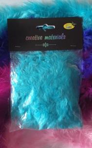 Opakowanie Girlanda z piór 2m błękitna