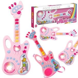 Opakowanie Gitara interaktywna światło i dźwięk