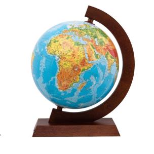 Opakowanie Globus fizyczny drewniana opr. 25cm w.ukraińska