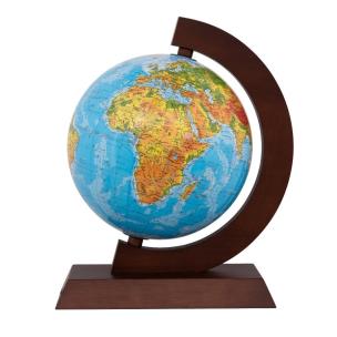 Opakowanie Globus fizyczny drewniana oprawa 25cm w.angielska