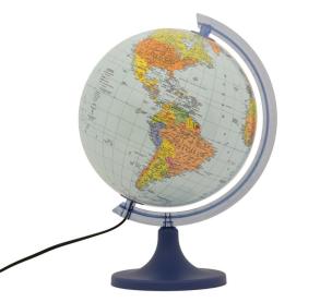 Opakowanie Globus polityczny podświetlany 25cm w.słowacka