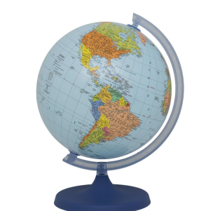 Opakowanie Globus polityczny w kartonie 22cm w.ukraińska