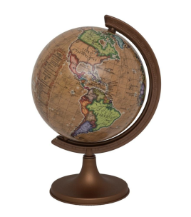 Opakowanie Globus retro w folii termokurczliwej 11cm GB