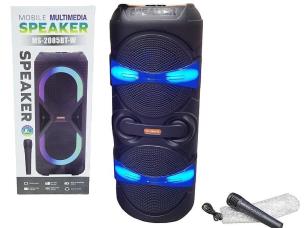 Opakowanie Głośnik Bluetooth z mikrofonem karaoke USB