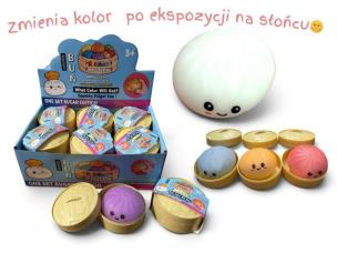 Opakowanie Gniotek pieróg zmieniający kolor mix