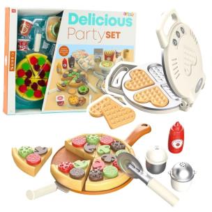 Gofrownica i zestaw do pizzy z akcesoriami. Wydawca: Leantoys. Multiszop.pl Opakowanie Gofrownica i zestaw do pizzy z akcesoriami