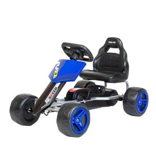 Gokart na pedały Speedy niebieski. Wydawca: Baby Mix. Multiszop.pl Opakowanie Gokart na pedały Speedy niebieski