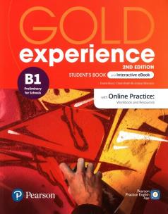 Gold Experience 2nd Edition B1 Podręcznik + Online Practice + eBook. Autor: Boyd Elaine, Walsh Clare, Warwick Lindsay. Multiszop.pl Okładka książki Gold Experience 2nd Edition B1 Podręcznik + Online Practice + eBook