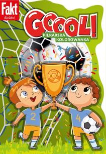 Okładka książki Goool! Piłkarska kolorowanka