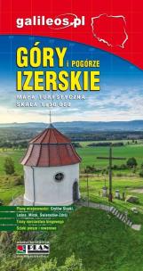 Okładka książki Góry i Pogórze Izerskie - mapa turystyczna