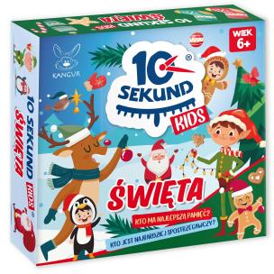 Gra 10 Sekund Kids Święta. Wydawca: Kangur. Multiszop.pl Opakowanie Gra 10 Sekund Kids Święta