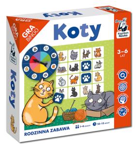 Gra Bingo Koty. Wydawca: Edgard PAP. Multiszop.pl Opakowanie Gra Bingo Koty