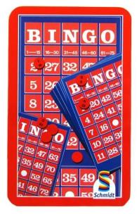 Gra Bingo w metalowej puszce. Wydawca: Schmidt Gry. Multiszop.pl Opakowanie Gra Bingo w metalowej puszce