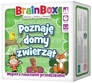 Opakowanie Gra BrainBox Poznaję domy zwierząt