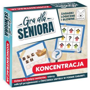 Gra dla Seniora Koncentracja. Wydawca: Kangur. Multiszop.pl Opakowanie Gra dla Seniora Koncentracja