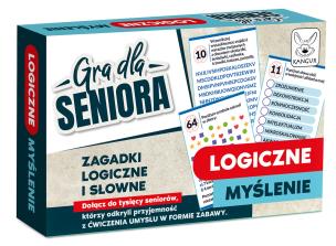 Gra dla Seniora Logiczne Myślenie. Wydawca: Kangur. Multiszop.pl Opakowanie Gra dla Seniora Logiczne Myślenie