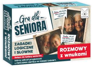Gra dla Seniora Rozmowy z Wnukami. Wydawca: Kangur. Multiszop.pl Opakowanie Gra dla Seniora Rozmowy z Wnukami