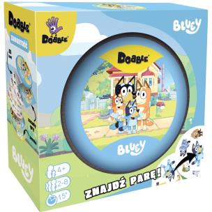 Gra Dobble Bluey. Wydawca: Rebel. Multiszop.pl Opakowanie Gra Dobble Bluey