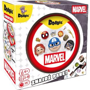 Gra Dobble Marvel Emoji. Wydawca: Rebel. Multiszop.pl Opakowanie Gra Dobble Marvel Emoji