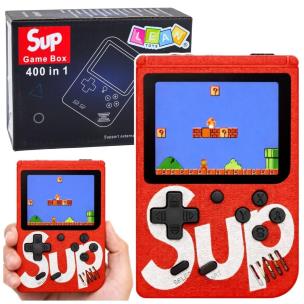 Opakowanie Gra elektoriczna konsola retro czerwona