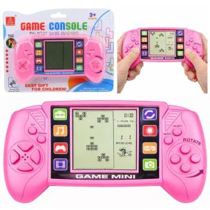 Opakowanie Gra elektroniczna konsola tetris różowa