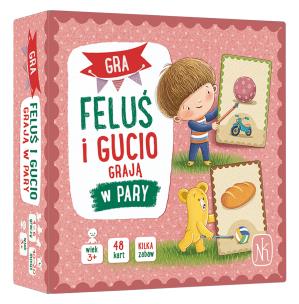 Okładka książki Gra Feluś i Gucio grają w pary