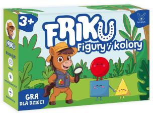 Gra FRIKU Figury i Kolory. Wydawca: Kangur. Multiszop.pl Opakowanie Gra FRIKU Figury i Kolory